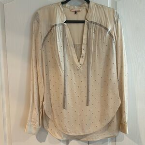 Rebecca Taylor Beige Top, Size 8